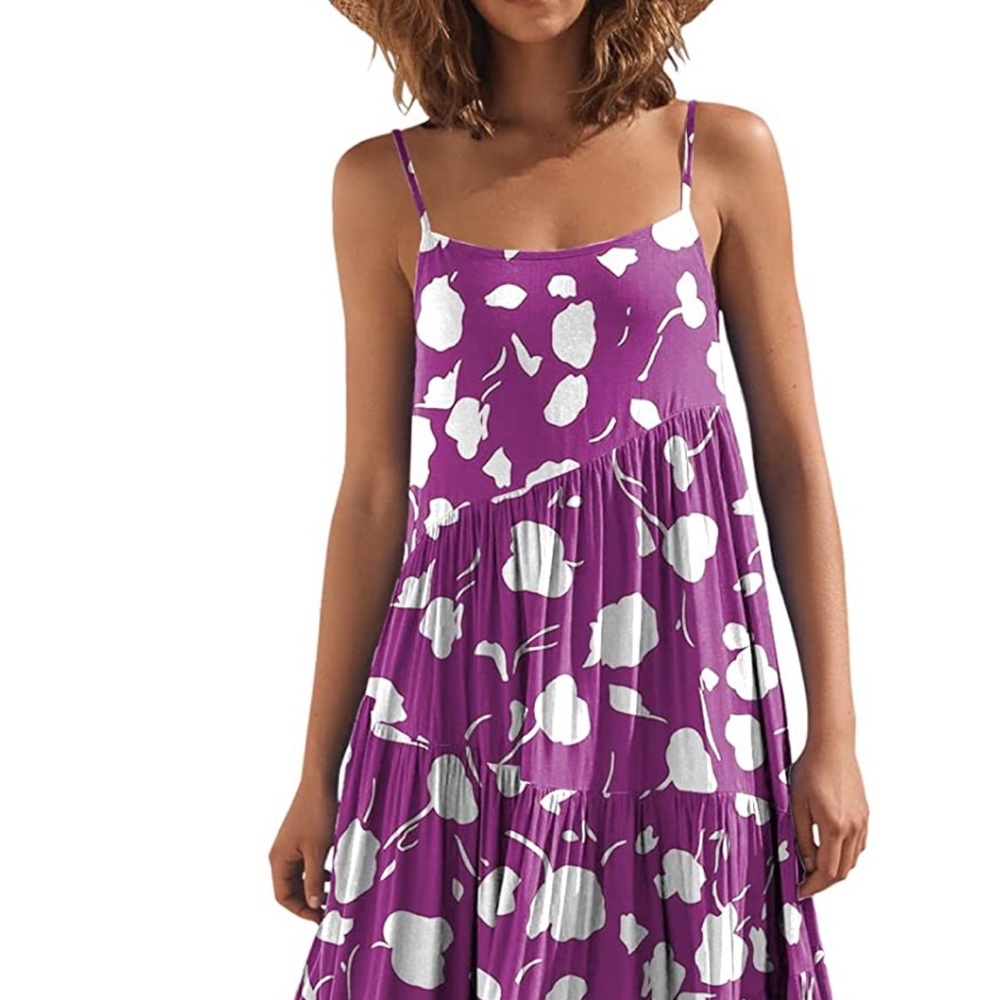 Maxi Dress, Spaghetti Straps, New, Never Worn